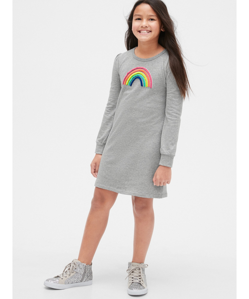ワンピースレインボーフリンジワンピース キッズ ワンピース Gap ギャップ のファッション
