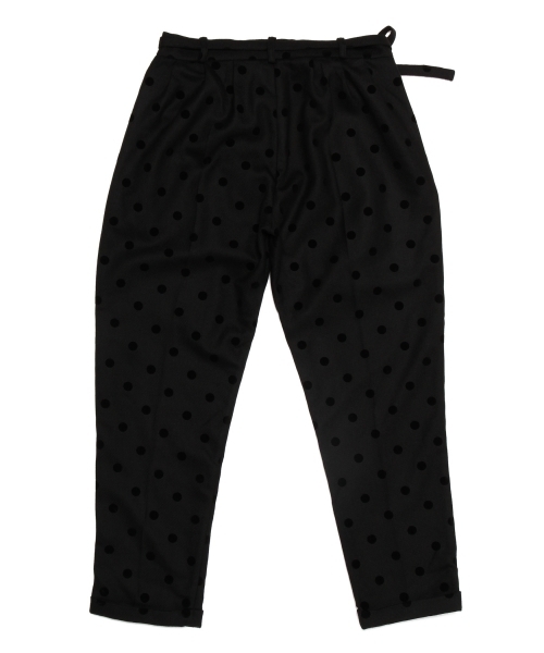 BEAMS BOY（ビームスボーイ）の「BEAMS BOY / フロッキー ドット グルカ スラックス（スラックス・レディース・ブラック/ネイビー・ONE SIZE）」の14枚目の写真