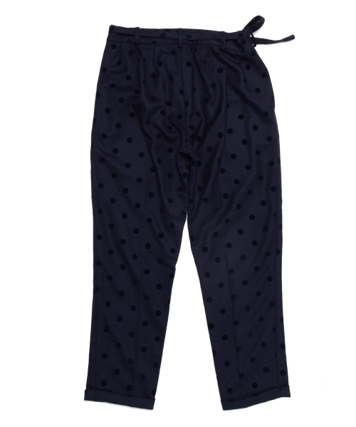 BEAMS BOY（ビームスボーイ）の「BEAMS BOY / フロッキー ドット グルカ スラックス（スラックス・レディース・ブラック/ネイビー・ONE SIZE）」の11枚目の写真