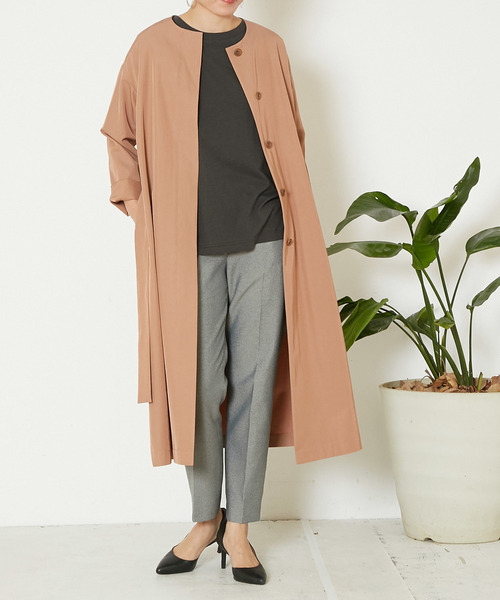 Liesse（リエス）の「センタープレスパンツ（その他パンツ・レディース・グレー/ベージュ・S/M/L）」の10枚目の写真