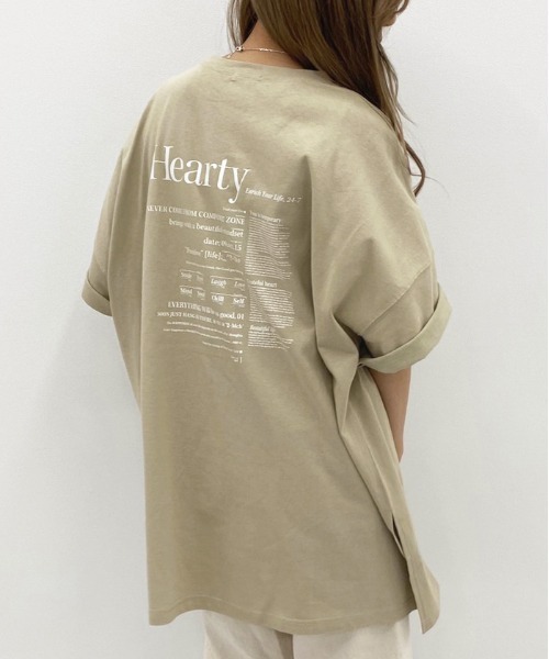 apres jour mignon(アプレジュールミニョン)の「アソートスリットBIGTシャツ4【ZOZOTOWN限定アイテム】(Tシャツ/カットソー・レディース・ホワイト/ホワイト系その他/その他/ライトホワイト/パープル/チャコールグレー/カーキ/パープル系その他/ホワイト系その他2/オレンジ系その他/グリーン系その他/オフホワイト/ダークブルー/ブラック・フリー)」の8枚目の写真