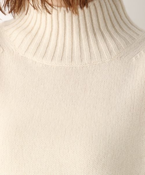 A part by(アパートバイ)の「5GWオフタートル 910535(ニット/セーター・レディース・ライトグレー/ベージュ/オフホワイト/ダークネイビー/グリーン系その他4/ホワイト系その他3/ブラック/グレー系その他2/グリーン系その他5・FREE)」の12枚目の写真