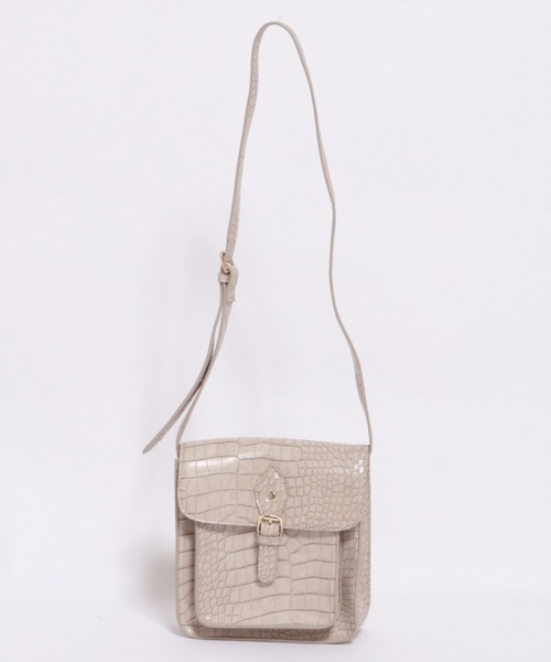 archives（アルシーヴ）の「フラップクラシックショルダー（ショルダーバッグ・レディース・ブラック/グレー系その他/ブラウン/ベージュ・FREE）」の4枚目の写真