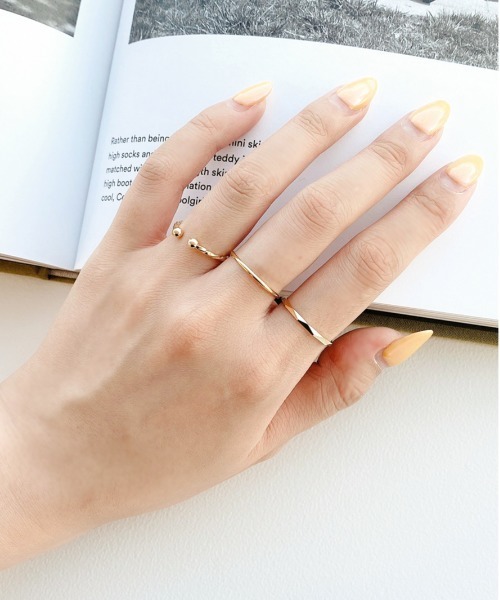 Apresjour Mignon Ariaz シンプルリング3セット リング Apres Jour Mignon アプレジュールミニョン のファッション通販 Zozotown