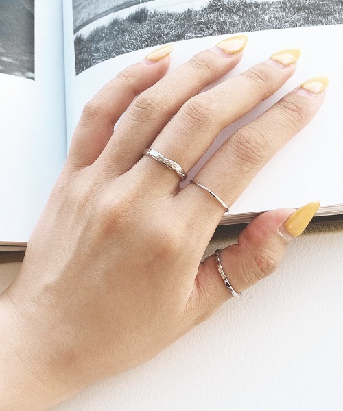 apres jour mignon（アプレジュールミニョン）の「【apresjour mignon×ARIAZ】シンプルリング3セット（リング・レディース・シルバー/ゴールド/シルバー系その他3/シルバー系その他2/ゴールド系その他3/ゴールド系その他2・ONESIZE）」の3枚目の写真