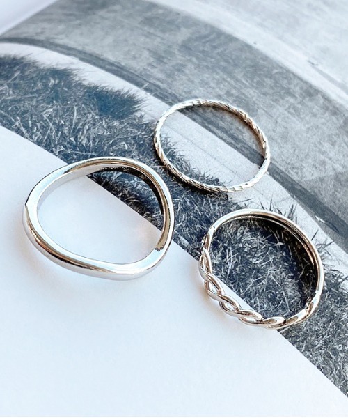 apres jour mignon（アプレジュールミニョン）の「【apresjour mignon×ARIAZ】シンプルリング3セット（リング・レディース・シルバー/ゴールド/シルバー系その他3/シルバー系その他2/ゴールド系その他3/ゴールド系その他2・ONESIZE）」の19枚目の写真