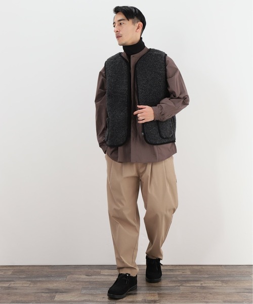 COLD BREAKER(コールドブレーカー)の「【COLD BREAKER/コールドブレイカー】 417 BOA BODYWARMER(ブルゾン・メンズ・チャコールグレー/ブラック/ブラウン・MEDIUM/LARGE)」の15枚目の写真