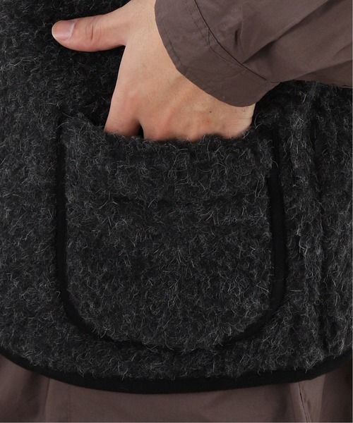 COLD BREAKER(コールドブレーカー)の「【COLD BREAKER/コールドブレイカー】 417 BOA BODYWARMER(ブルゾン・メンズ・チャコールグレー/ブラック/ブラウン・MEDIUM/LARGE)」の5枚目の写真