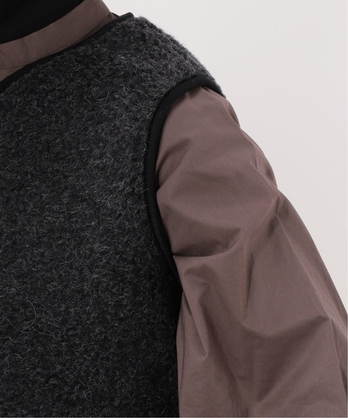 COLD BREAKER(コールドブレーカー)の「【COLD BREAKER/コールドブレイカー】 417 BOA BODYWARMER(ブルゾン・メンズ・チャコールグレー/ブラック/ブラウン・MEDIUM/LARGE)」の4枚目の写真