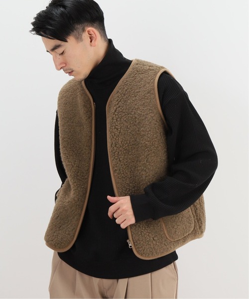 COLD BREAKER(コールドブレーカー)の「【COLD BREAKER/コールドブレイカー】 417 BOA BODYWARMER(ブルゾン・メンズ・チャコールグレー/ブラック/ブラウン・MEDIUM/LARGE)」の22枚目の写真