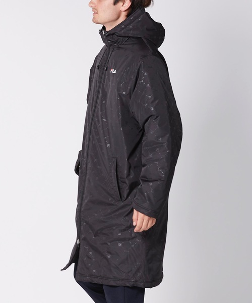 FILA(フィラ)の「【FILA / フィラ】中綿ベンチコート / ユニセックス(その他アウター・メンズ・ベージュ/ネイビー/ブラック・MEDIUM/LARGE/X-LARGE)」の4枚目の写真