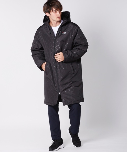 FILA(フィラ)の「【FILA / フィラ】中綿ベンチコート / ユニセックス(その他アウター・メンズ・ベージュ/ネイビー/ブラック・MEDIUM/LARGE/X-LARGE)」の6枚目の写真