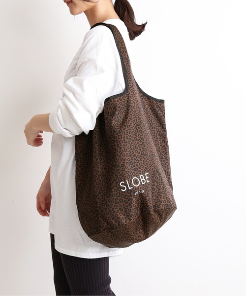 SLOBE IENA（スローブイエナ）の「エコショッピングバッグビッグ◆（エコバッグ/サブバッグ・レディース・ブラウン/チャコールグレー/ベージュ/グレー・FREE）」の3枚目の写真