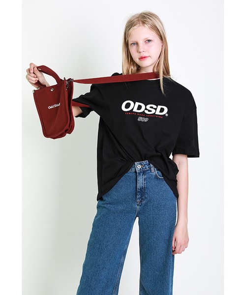 ODD STUDIO(オッドスタジオ)の「『ODD STUDIO/オッドスタジオ』ODSD LOGO SHORT SLEEVE T-SHIRT/ロゴプリント ショートスリーブ Tシャツ 半袖 ハーフスリーブカットソー(Tシャツ/カットソー・レディース・ダークブルー/ブラック/ホワイト/ライトブルー/アイボリー/ネイビー/パープル・M/FREE/L)」の20枚目の写真