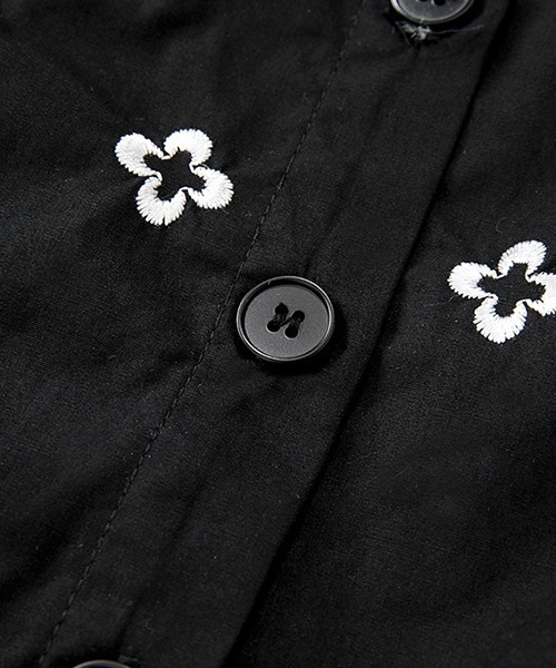 Fano Studios（ファノ ストゥディオズ）の「【Fano Studios】Square neck floral embroidery short dress FC21L009（ワンピース・レディース・ブラック・L/S/M）」の15枚目の写真