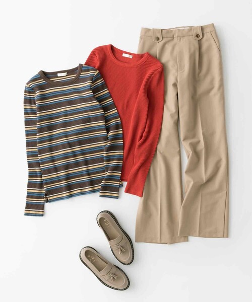 AG by aquagirl（エージーバイアクアガール）の「◆厚底タッセルローファー（ドレスシューズ・レディース・ブラック/ベージュ・02/03）」の5枚目の写真