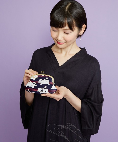 カヤ(カヤ)の「【カヤ】-KIREHON- 裂本 平親子がま口(コインケース・レディース・その他1/その他2/その他3/その他4/その他5/その他6・FREE)」の9枚目の写真