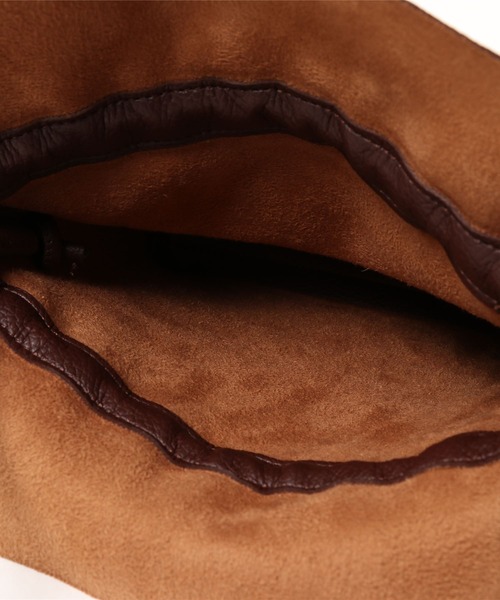 Ambre Neige（アンブルネージュ）の「ペイズリー柄 巾着バック／【WEB/EC限定商品】（ショルダーバッグ・レディース・ダークブラウン/ライトグリーン/ライトブラウン/ブラック・FREE）」の14枚目の写真