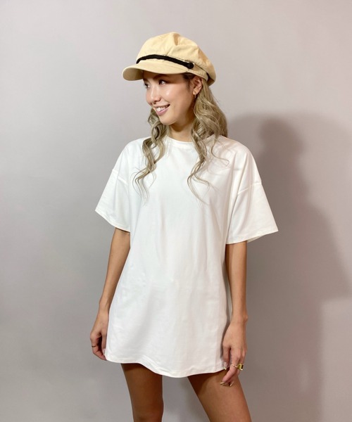 Ocean Pacific（オーシャンパシフィック）の「OP/オーピー 水陸両用無地ラッシュTシャツ   521453（Tシャツ/カットソー・レディース・ホワイト/ブラック/ベージュ・M/L）」の2枚目の写真