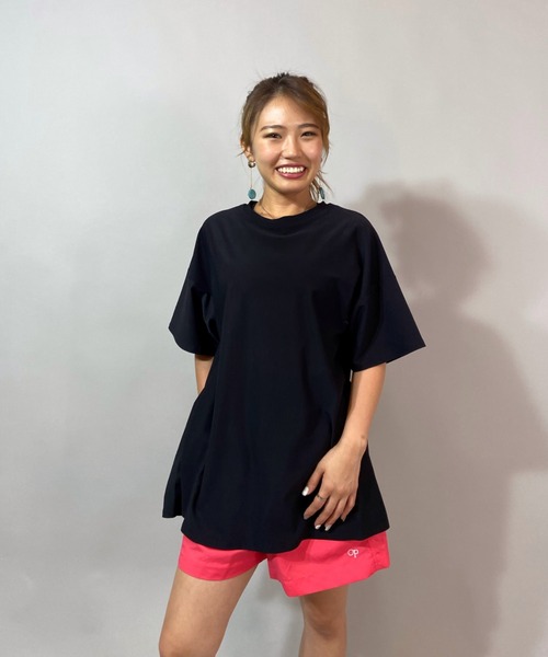 Ocean Pacific（オーシャンパシフィック）の「OP/オーピー 水陸両用無地ラッシュTシャツ   521453（Tシャツ/カットソー・レディース・ホワイト/ブラック/ベージュ・M/L）」の5枚目の写真