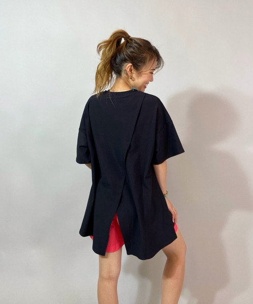 Ocean Pacific（オーシャンパシフィック）の「OP/オーピー 水陸両用無地ラッシュTシャツ   521453（Tシャツ/カットソー・レディース・ホワイト/ブラック/ベージュ・M/L）」の6枚目の写真