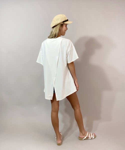 Ocean Pacific（オーシャンパシフィック）の「OP/オーピー 水陸両用無地ラッシュTシャツ   521453（Tシャツ/カットソー・レディース・ホワイト/ブラック/ベージュ・M/L）」の14枚目の写真