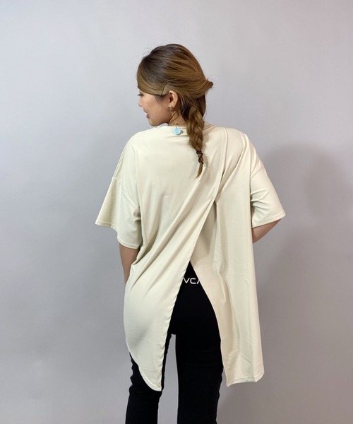 Ocean Pacific（オーシャンパシフィック）の「OP/オーピー 水陸両用無地ラッシュTシャツ   521453（Tシャツ/カットソー・レディース・ホワイト/ブラック/ベージュ・M/L）」の16枚目の写真