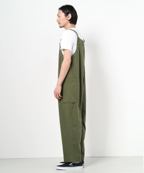 WILDERNESS EXPERIENCE（ウィルダネスエクスペリエンス）の「WILDERNESS EXPERIENCE ウィルダネス エクスペリエンス ポケットサロペット（デニムパンツ・メンズ・ベージュ/カーキ/ブラック・MEDIUM/LARGE）」の4枚目の写真