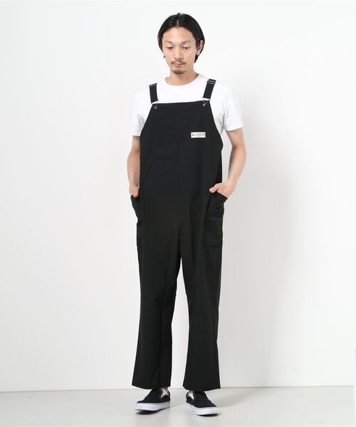 WILDERNESS EXPERIENCE（ウィルダネスエクスペリエンス）の「WILDERNESS EXPERIENCE ウィルダネス エクスペリエンス ポケットサロペット（デニムパンツ・メンズ・ベージュ/カーキ/ブラック・MEDIUM/LARGE）」の20枚目の写真