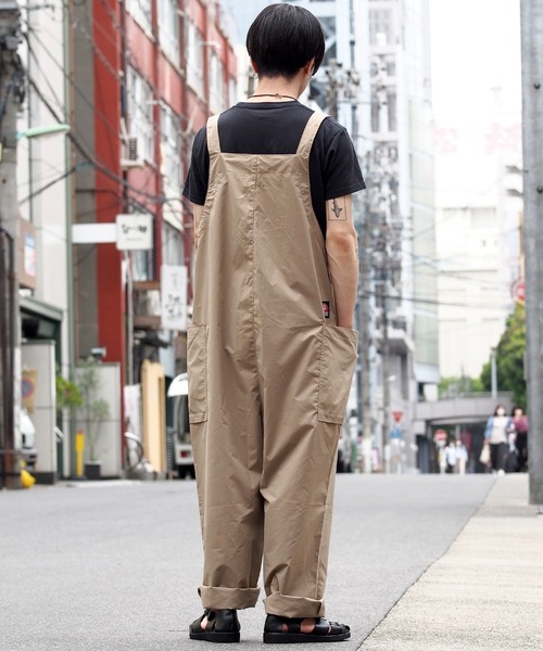 WILDERNESS EXPERIENCE（ウィルダネスエクスペリエンス）の「WILDERNESS EXPERIENCE ウィルダネス エクスペリエンス ポケットサロペット（デニムパンツ・メンズ・ベージュ/カーキ/ブラック・MEDIUM/LARGE）」の7枚目の写真