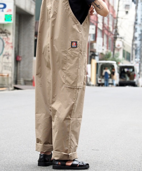 WILDERNESS EXPERIENCE（ウィルダネスエクスペリエンス）の「WILDERNESS EXPERIENCE ウィルダネス エクスペリエンス ポケットサロペット（デニムパンツ・メンズ・ベージュ/カーキ/ブラック・MEDIUM/LARGE）」の8枚目の写真