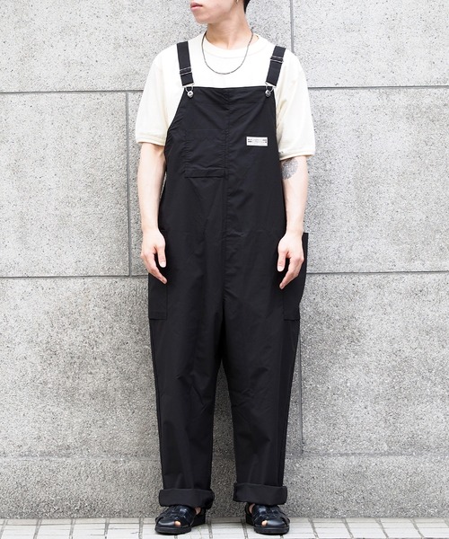 WILDERNESS EXPERIENCE（ウィルダネスエクスペリエンス）の「WILDERNESS EXPERIENCE ウィルダネス エクスペリエンス ポケットサロペット（デニムパンツ・メンズ・ベージュ/カーキ/ブラック・MEDIUM/LARGE）」の11枚目の写真