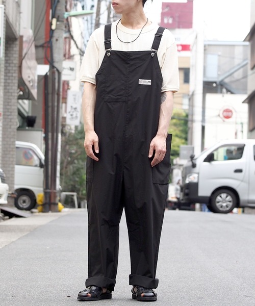 WILDERNESS EXPERIENCE（ウィルダネスエクスペリエンス）の「WILDERNESS EXPERIENCE ウィルダネス エクスペリエンス ポケットサロペット（デニムパンツ・メンズ・ベージュ/カーキ/ブラック・MEDIUM/LARGE）」の14枚目の写真