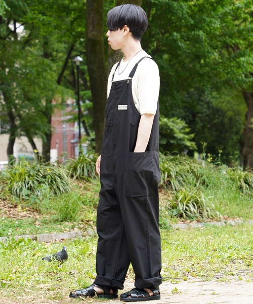 WILDERNESS EXPERIENCE（ウィルダネスエクスペリエンス）の「WILDERNESS EXPERIENCE ウィルダネス エクスペリエンス ポケットサロペット（デニムパンツ・メンズ・ベージュ/カーキ/ブラック・MEDIUM/LARGE）」の15枚目の写真