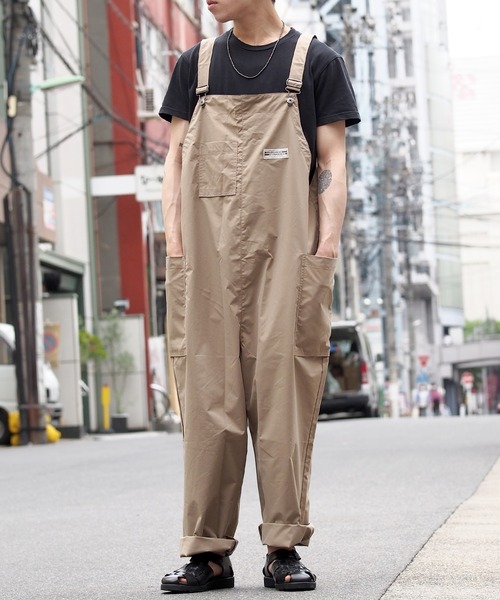 WILDERNESS EXPERIENCE（ウィルダネスエクスペリエンス）の「WILDERNESS EXPERIENCE ウィルダネス エクスペリエンス ポケットサロペット（デニムパンツ・メンズ・ベージュ/カーキ/ブラック・MEDIUM/LARGE）」の22枚目の写真