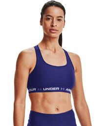 UNDER ARMOUR（アンダーアーマー）の「UAクロスバック ミッド 3 カラー（トレーニング/レディース）（スポーツブラ・レディース）」