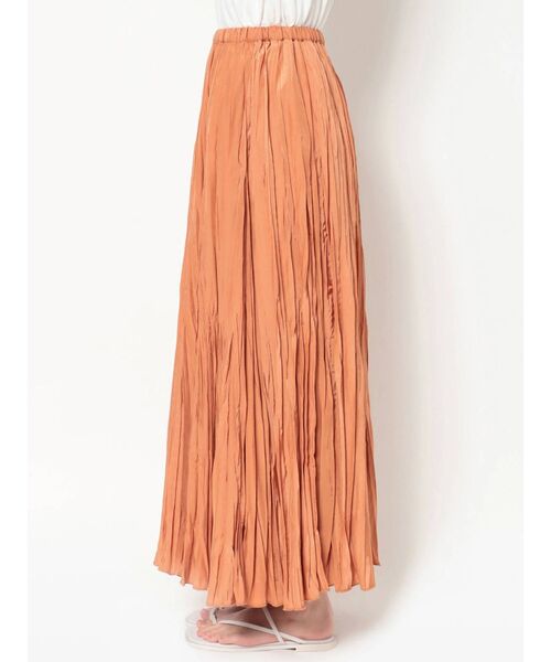 Ungrid（アングリッド）の「ランダムプリーツマキシスカート（スカート・レディース・チャコールグレー/オレンジ/ベージュ・FREE）」の19枚目の写真