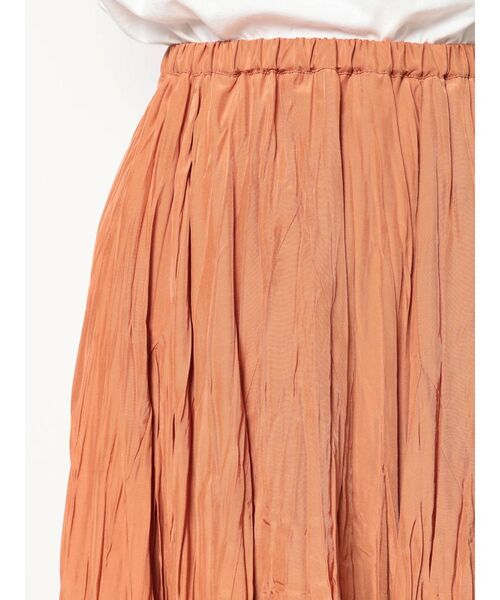 Ungrid（アングリッド）の「ランダムプリーツマキシスカート（スカート・レディース・チャコールグレー/オレンジ/ベージュ・FREE）」の21枚目の写真