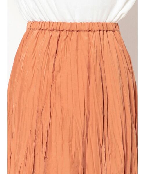 Ungrid（アングリッド）の「ランダムプリーツマキシスカート（スカート・レディース・チャコールグレー/オレンジ/ベージュ・FREE）」の22枚目の写真