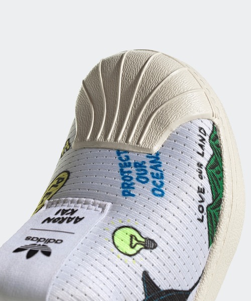 adidas(アディダス)の「SST 360 C PRIMEBLUE / アディダスオリジナルス (キッズ/子供用)(スニーカー・キッズ・ホワイト×レッド・20.0cm/19.0cm/21.0cm/17.0cm/18.0cm)」の10枚目の写真