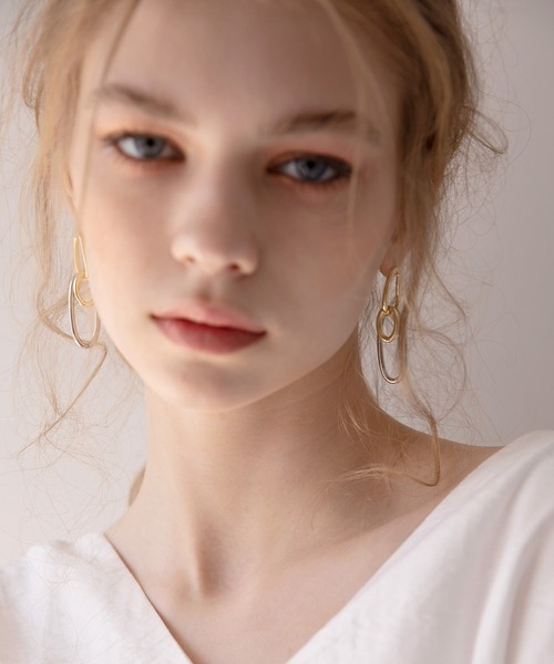 MIELI INVARIANT（ミエリインヴァリアント）の「Ellipse Swing Pierce（ピアス（両耳用）・レディース・その他3・FREE）」の9枚目の写真