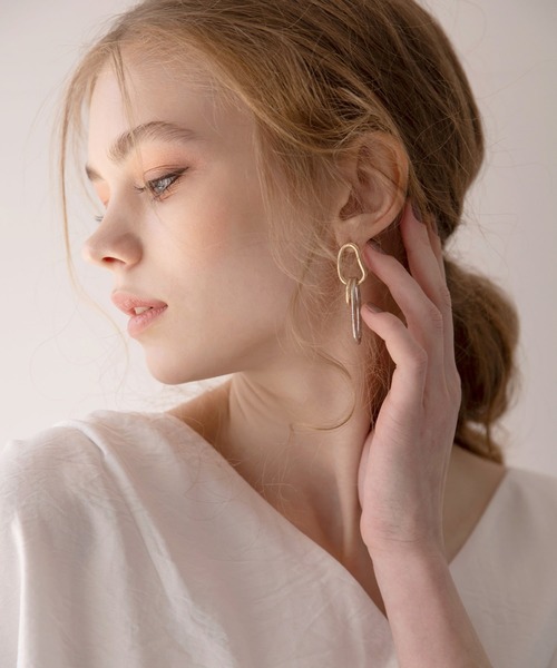 MIELI INVARIANT（ミエリインヴァリアント）の「Ellipse Swing Pierce（ピアス（両耳用）・レディース・その他3・FREE）」の10枚目の写真