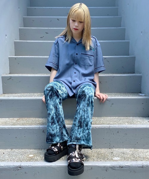 Candy Stripper（キャンディストリッパー）の「THE BLACKGUARD シャツ（シャツ/ブラウス・レディース・ピンク/ブラック/ブルー・2）」の3枚目の写真