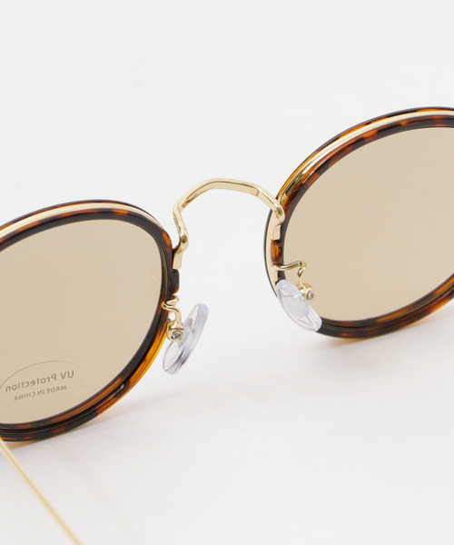 SENSE OF PLACE by URBAN RESEARCH（センスオブプレイスバイアーバンリサーチ）の「ラウンドフレームサングラス（サングラス・レディース・ベージュ/ブラウン/ブラック・ONE）」の6枚目の写真