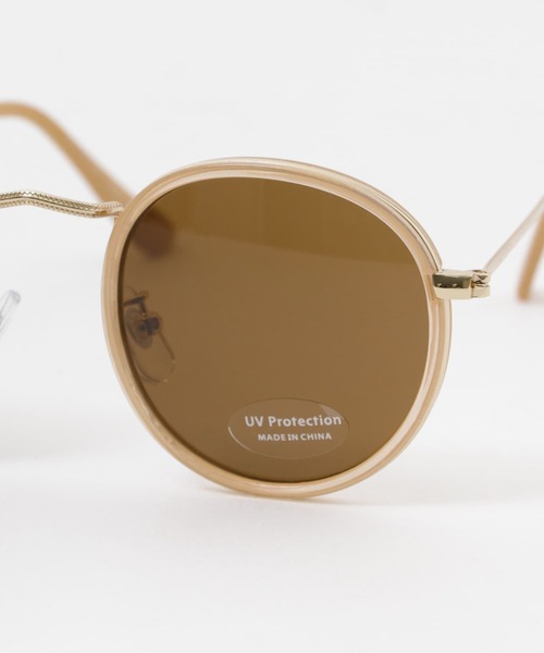 SENSE OF PLACE by URBAN RESEARCH（センスオブプレイスバイアーバンリサーチ）の「ラウンドフレームサングラス（サングラス・レディース・ベージュ/ブラウン/ブラック・ONE）」の11枚目の写真