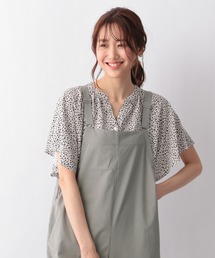 GLOBAL WORK | サラサラリラックスプリントブラウス半袖/934177(シャツ/ブラウス)