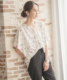 GLOBAL WORK | サラサラリラックスプリントブラウス半袖/934177(シャツ/ブラウス)