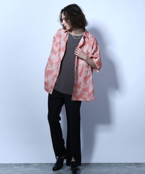 HARE(ハレ)の「ユルノースリーブカットソー(HARE)(タンクトップ・メンズ・ライトグレー/チャコールグレー/ブラック・FREE)」の7枚目の写真