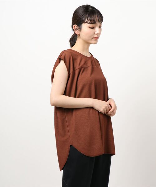 JOURNAL STANDARD（ジャーナルスタンダード）の「カットジョーゼットプルオーバー（Tシャツ/カットソー・レディース・ブラック/ブラウン/ピンク・FREE）」の10枚目の写真