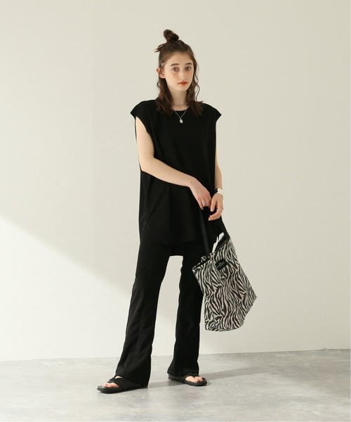 JOURNAL STANDARD（ジャーナルスタンダード）の「カットジョーゼットプルオーバー（Tシャツ/カットソー・レディース・ブラック/ブラウン/ピンク・FREE）」の11枚目の写真